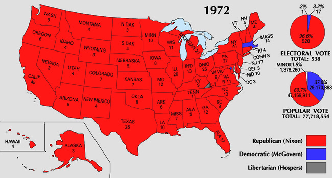 1972 United States presidential election - Wikipedia