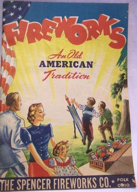 Spencer Fireworks catalog ca 1941