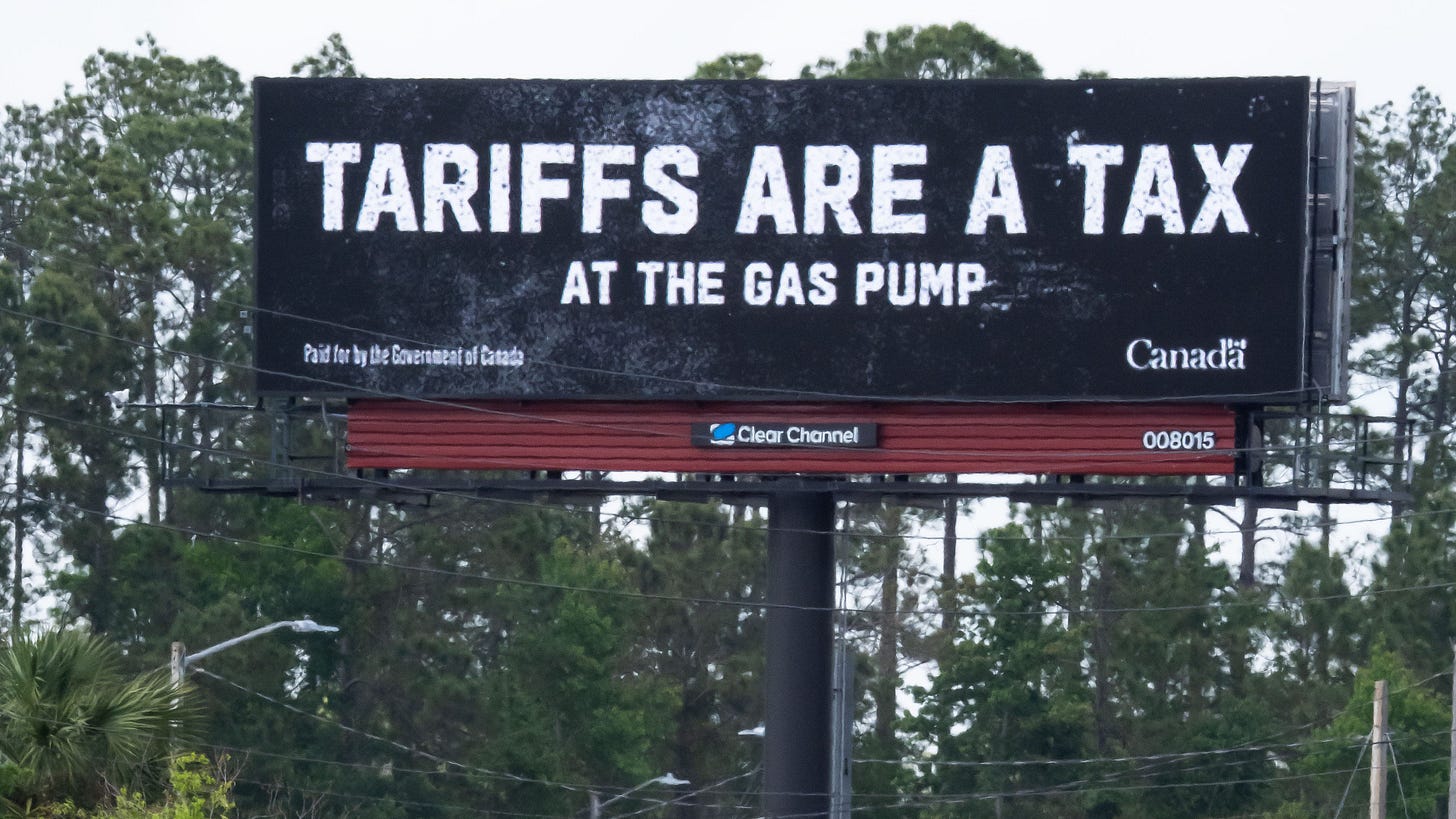 Canada Tariff Billboards
