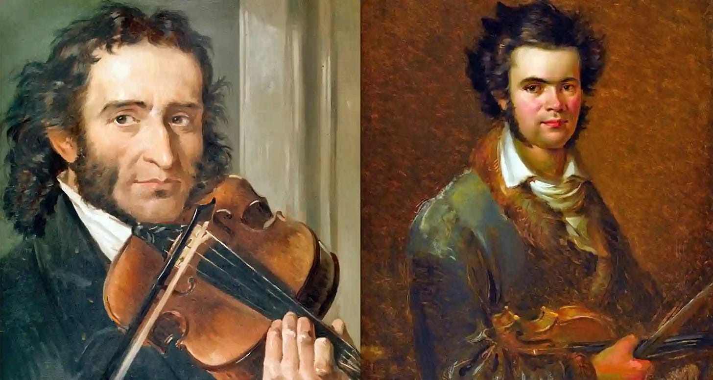 Niccolo Paganini and Karol Lipiński