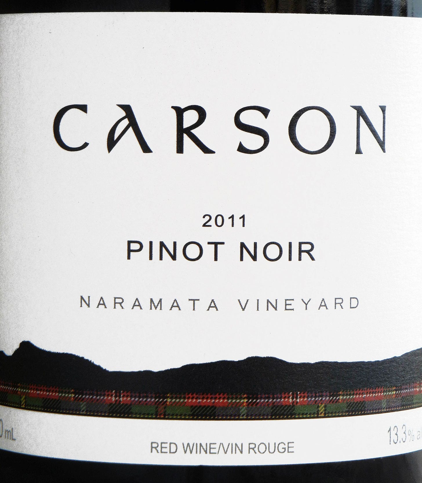 Carson Naramata Vineyard Pinot Noir 2011 Label - BC Pinot Noir Tasting Review 17