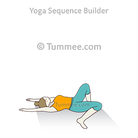 Supine Windshield Wiper Pose Variation Yoga (Supta Sucirandhrasana  Variation) | Yoga Sequences, Benefits, Variations, and Sanskrit  Pronunciation | Tummee.com