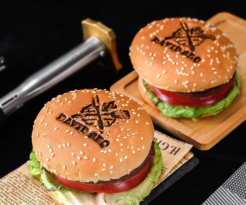 Custom Branding Iron For Burgers/SteaksCustom Ice Cube Stamp image 1
