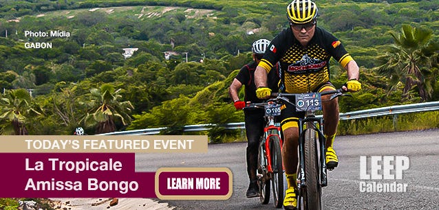 La Tropicale Amissa Bongo is a highly demanding long-range African bicycle race—photo Midia.