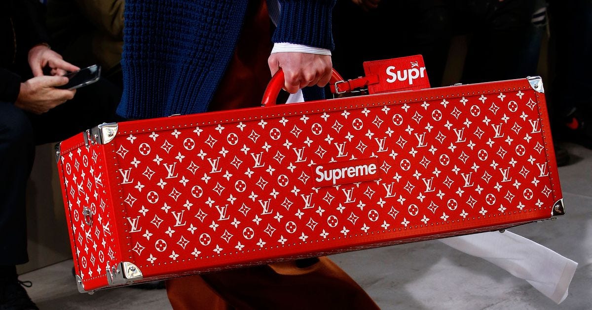 The Supreme and Louis Vuitton Collab Was a Brilliant Troll