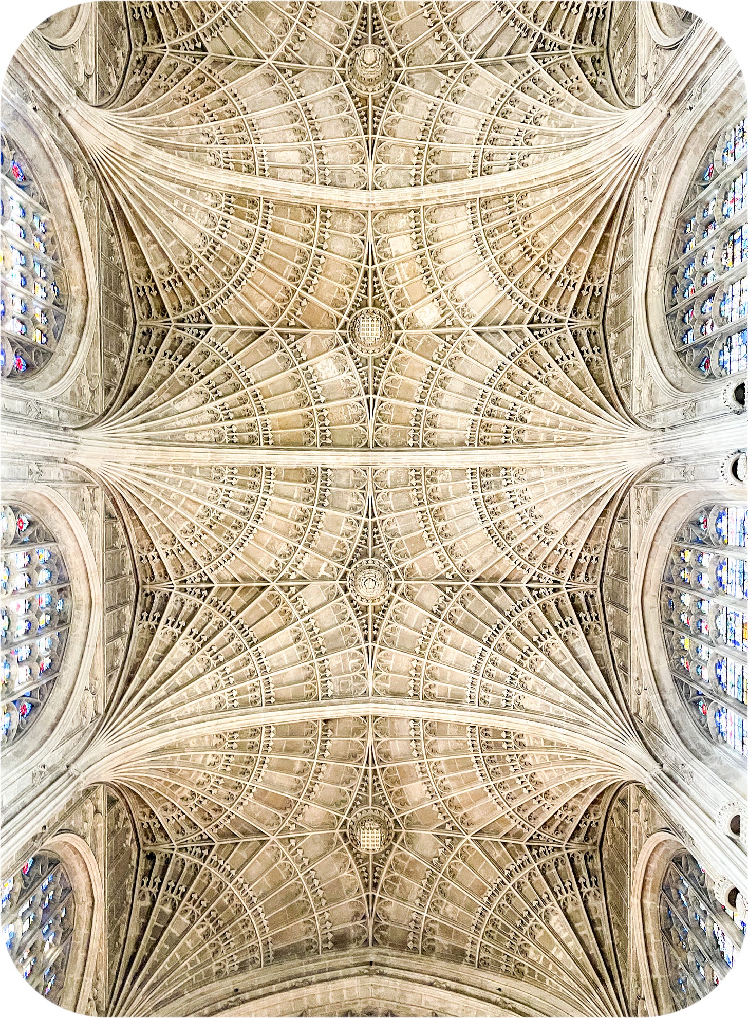 Ceiling of King's College Chapel, Cambrige, England