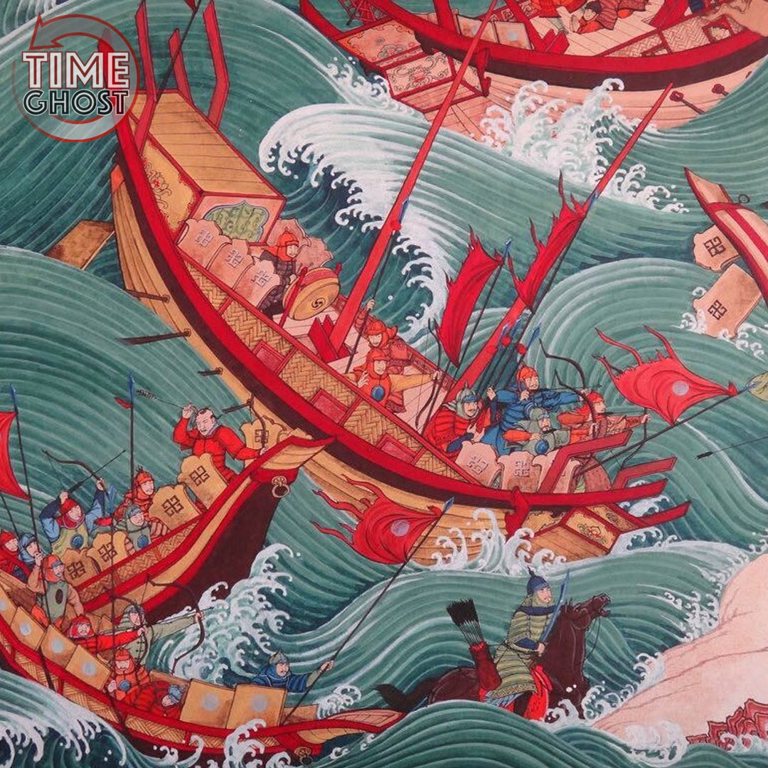 The Storm During the Mongol Invasion of Japan -