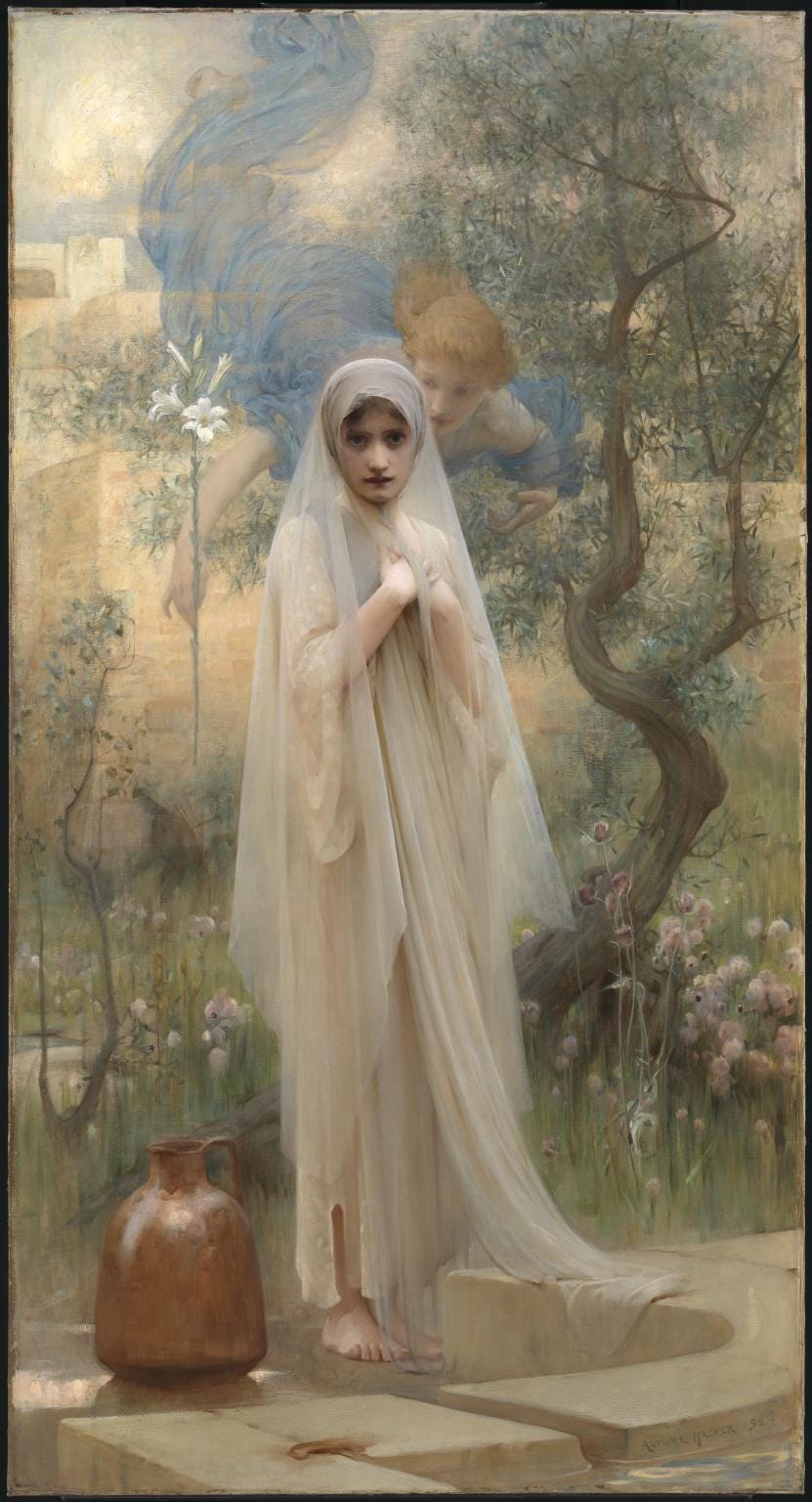 The Annunciation', Arthur Hacker, 1892 | Tate