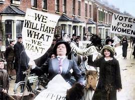 See related image detail. Suffragettes in Color: Striking Images Show the Militant Campaign for ...