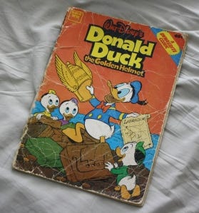 The original Donald Duck Dynabrite comic