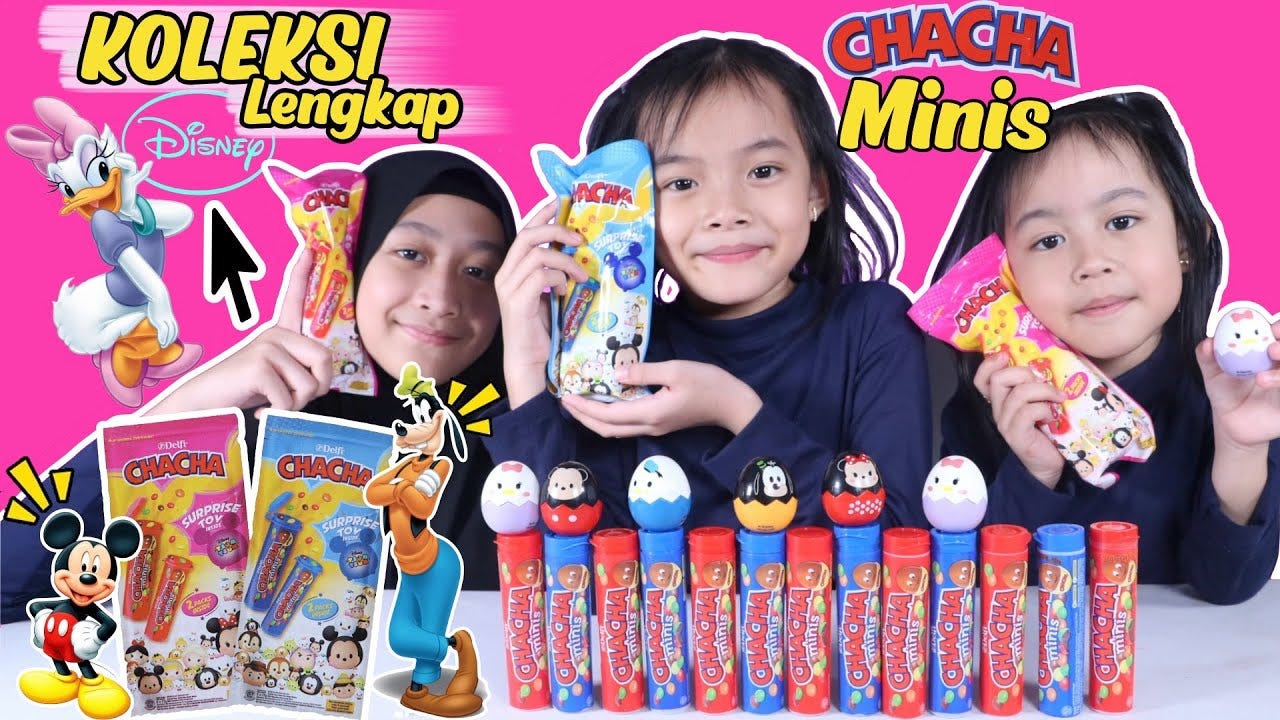 Coklat ChaCha Minis Surprise Edisi Disney Tsum Tsum Toys