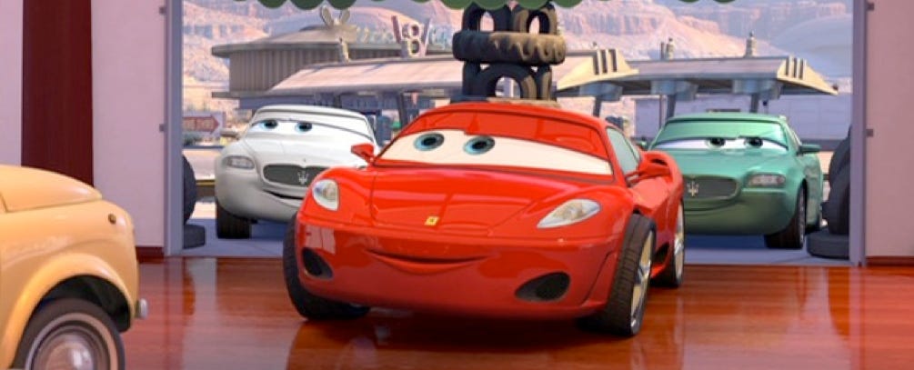 Dan the Pixar Fan: Cars: Michael Schumacher (Ferrari F430)