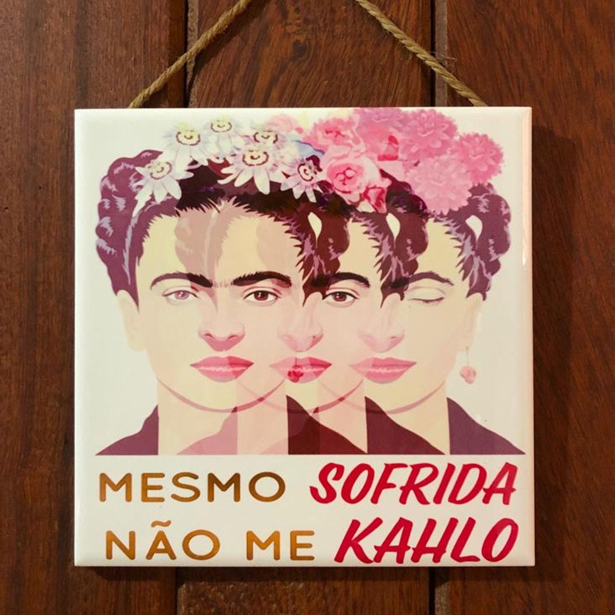 Quadro Decorativo - Frida Kahlo | Item de Decoração Usado 93609571 | enjoei