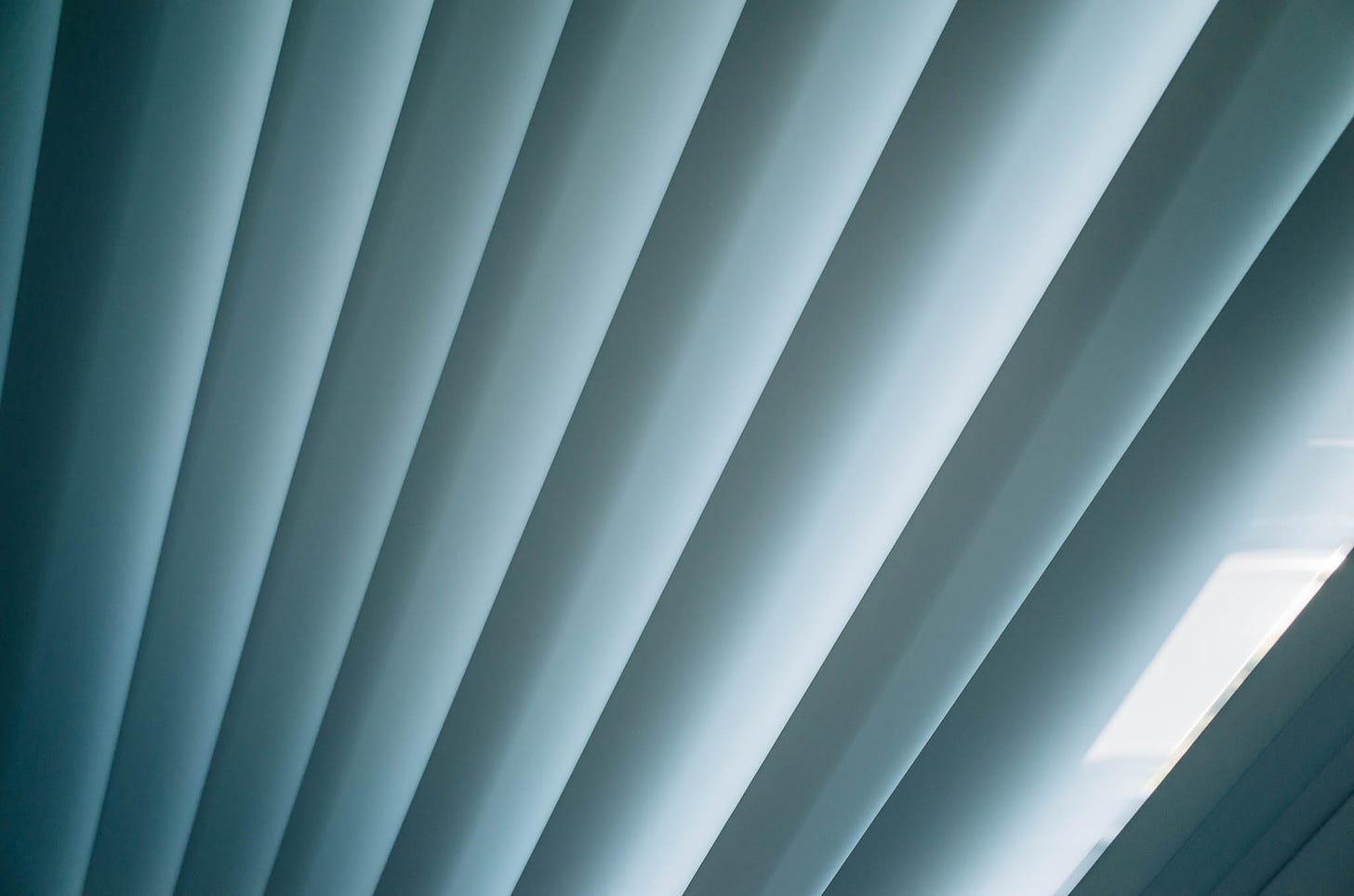 Abstract point of view of mini-blinds