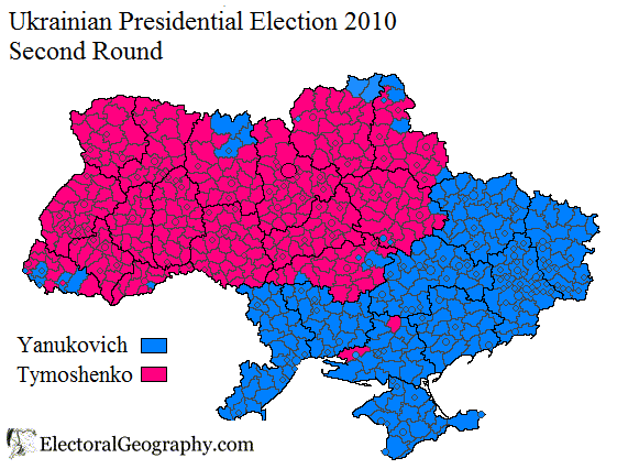 Ukraine. Presidential Election 2010 - Electoral Geography 2.0