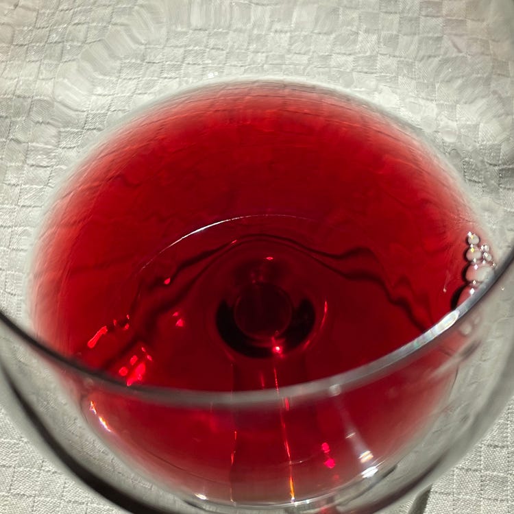 Could the light color of this Bourgogne Pinot Noir suggest that it is lower in polyphenol flavonoids? Maybe, maybe not.