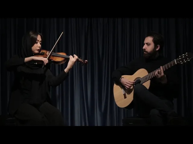 Eleni Karaindrou-Waltz By The River-Ali Amjadi (Guitar), Mahsar Barzin (Violin) | Ali Amjadi