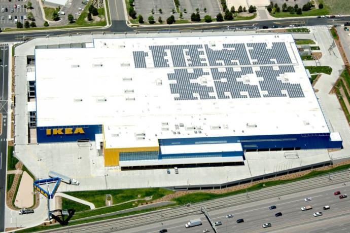 CSRWire - IKEA to More-than-Double Size of Colorado's Largest Single-Use  Rooftop Commercial Array on Denver-area Store in Centennial, CO