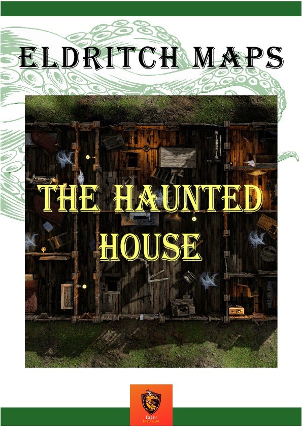 the haunted house battlemap