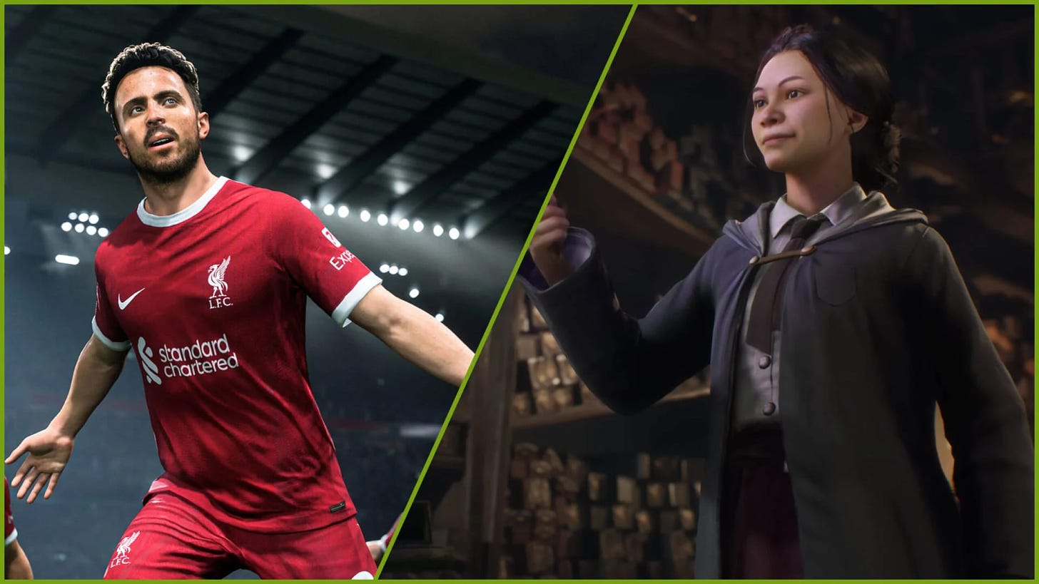 EA Sports FC 24 и Hogwarts Legacy на первых местах в британском розничном  чарте