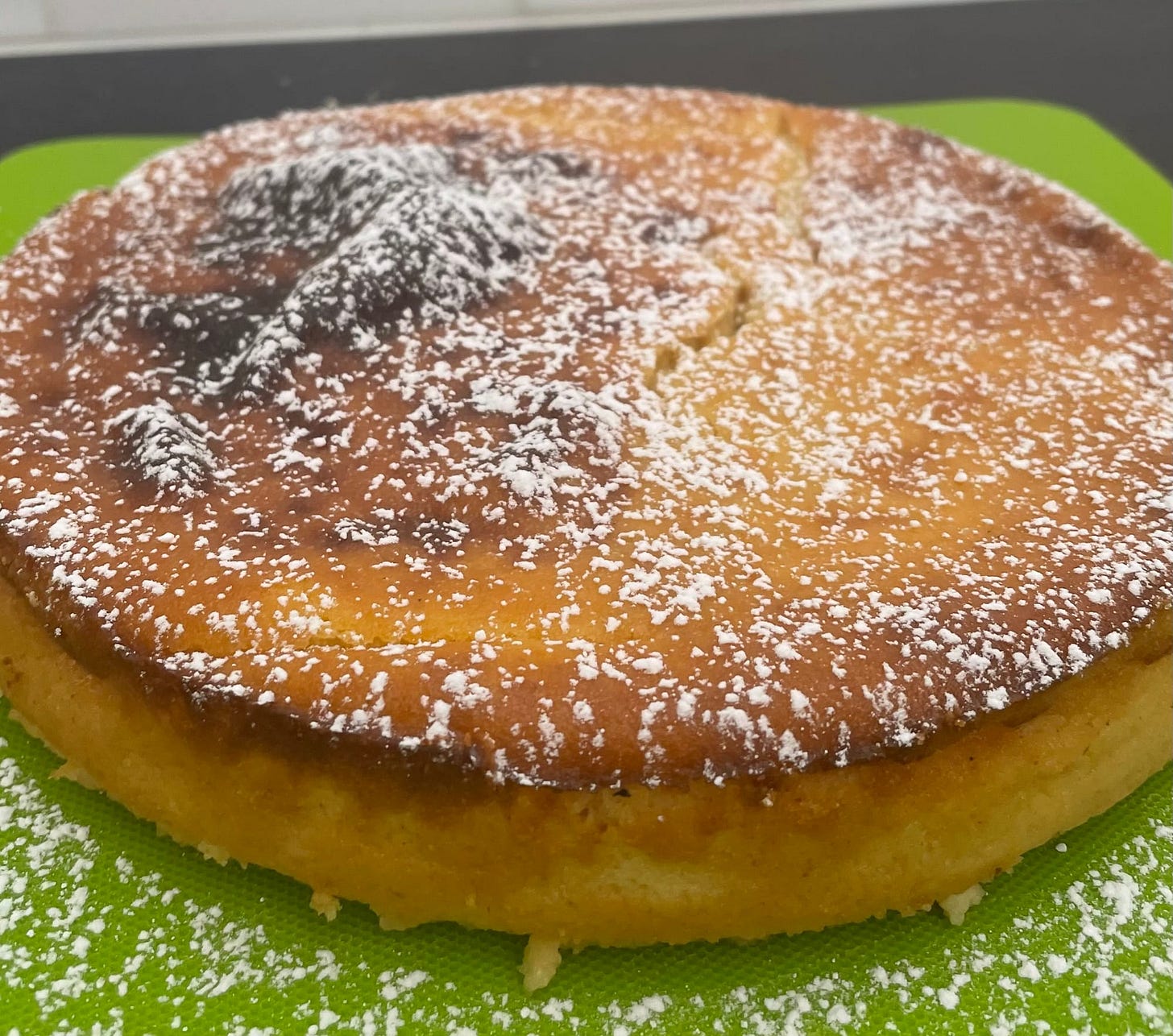 Migliaccio di Semolino (or, less pretentiously, Semolina and Ricotta Cake)