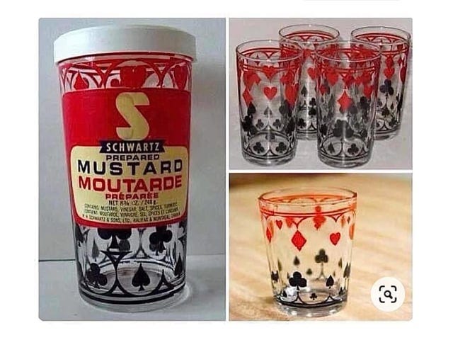 It's one of those old Mustard Glasses : r/trailerparkboys