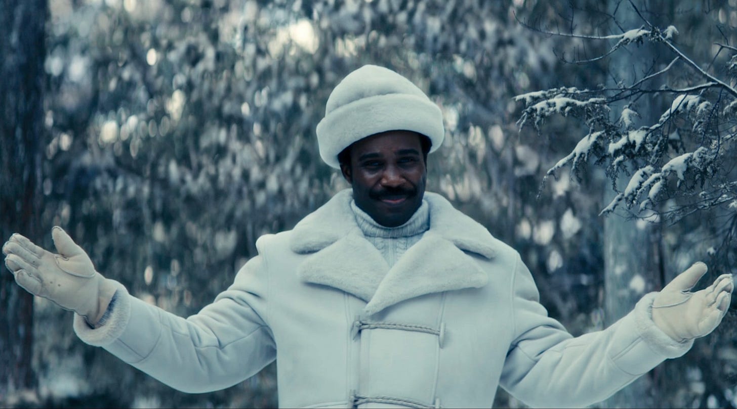 Severance: Milchick's White Winter Gear at Woe's Hollow » BAMF Style