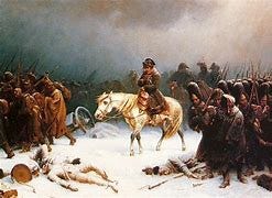 Image result for napoleon in Russia images