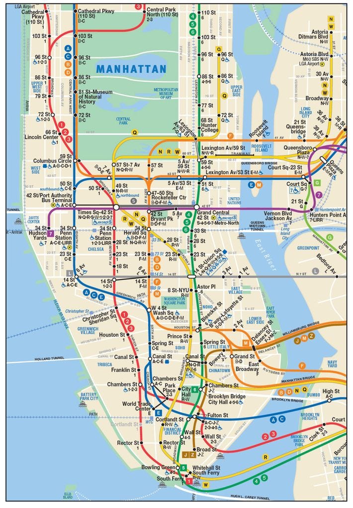 This New NYC Subway Map Shows the Second Avenue Line, So It ...