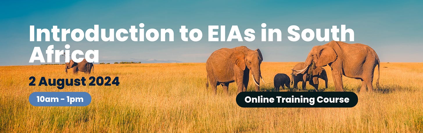 Intro to EIAs Course