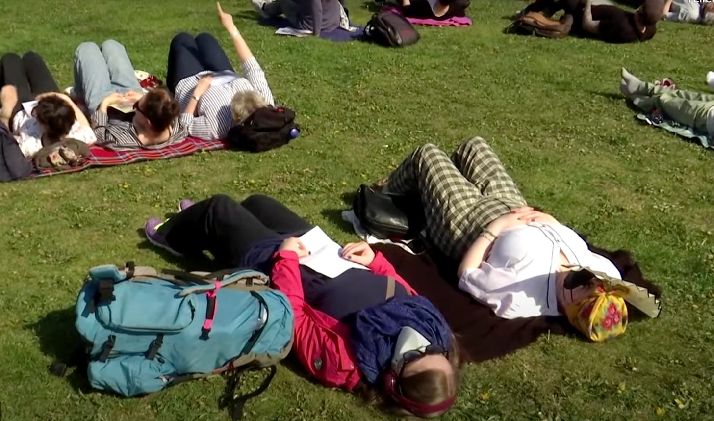 Hundreds of Middle-Aged German Women Lie Down on a Lawn in Berlin to Protest Long Covid Https%3A%2F%2Fsubstack-post-media.s3.amazonaws.com%2Fpublic%2Fimages%2Fc18c2a17-16d4-44e1-9dd4-30ce09b1b832_2430x1432