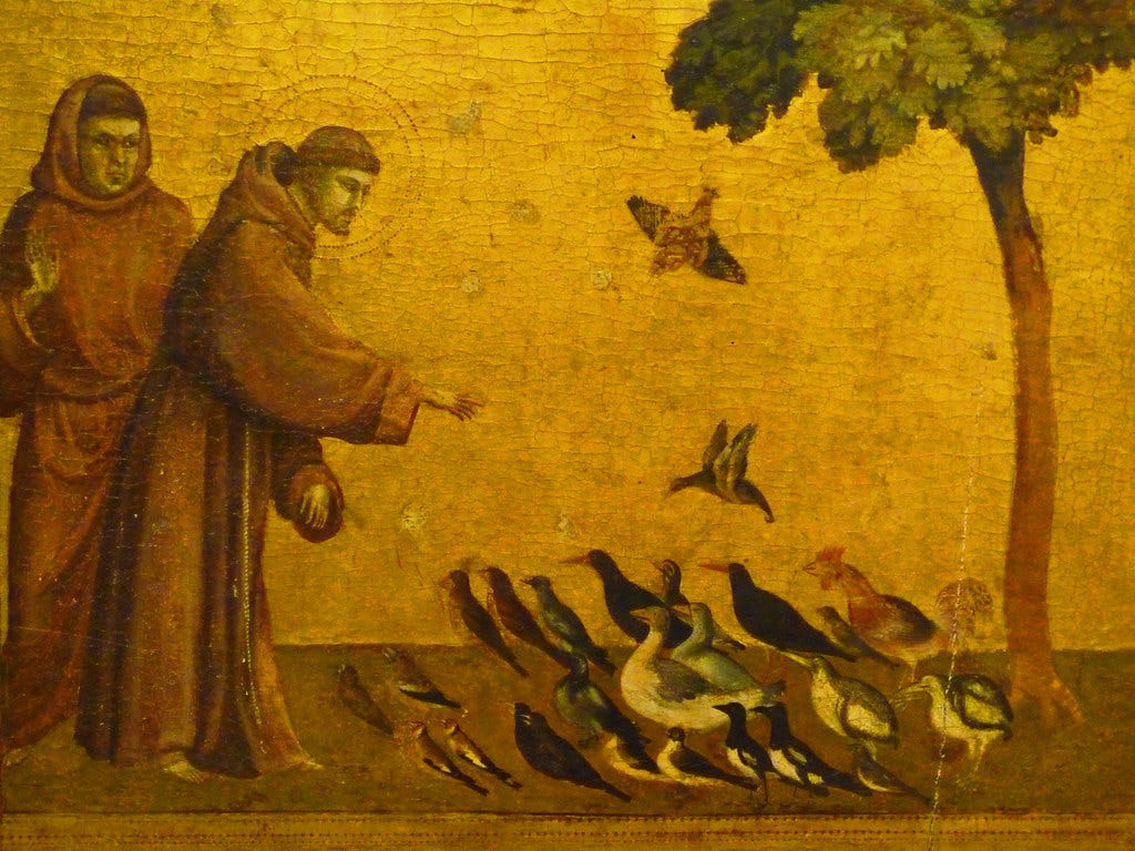 Giotto, St. Francis of Assisi Receiving the Stigmata, c. 1295-1300 with ...
