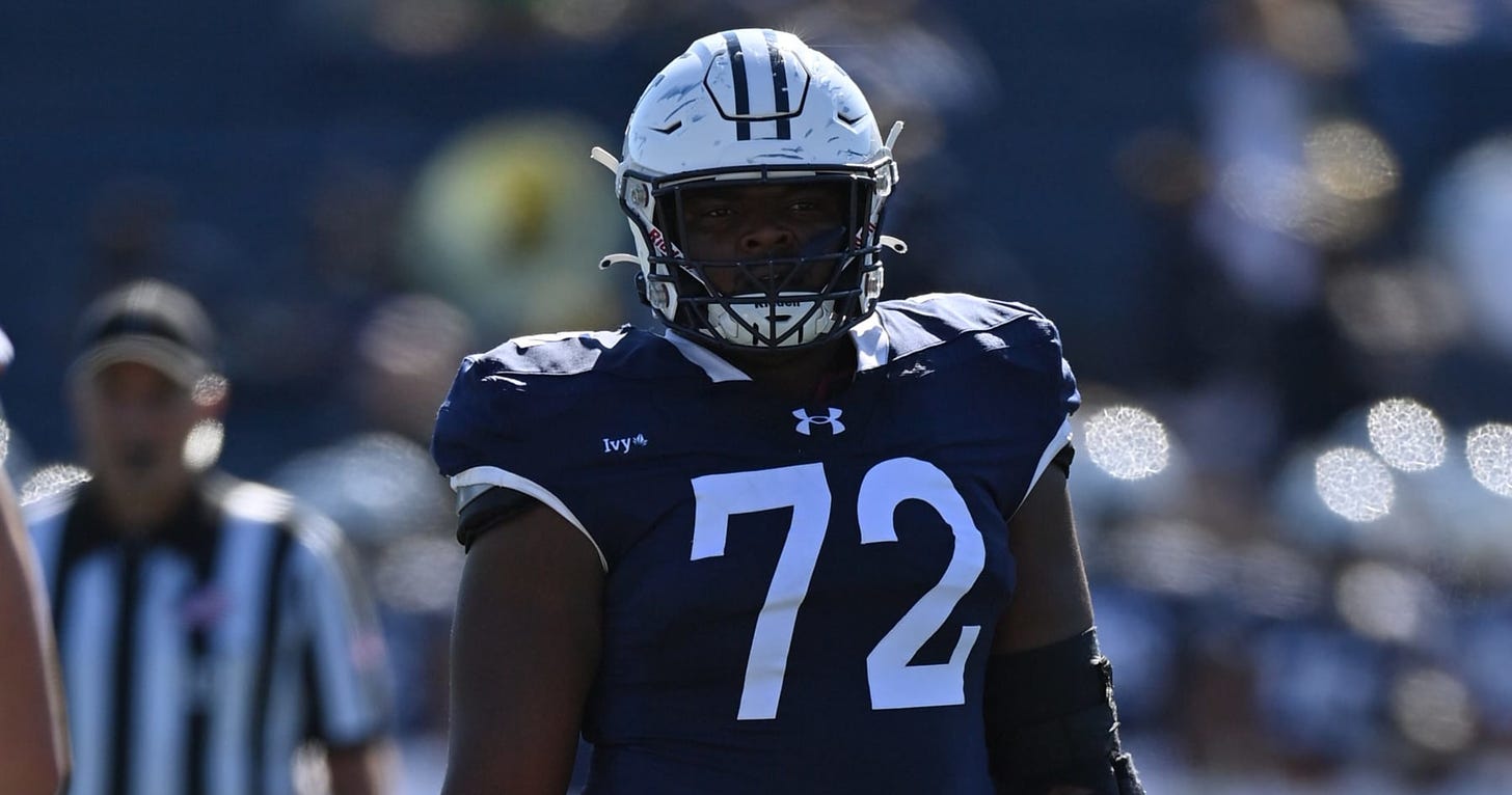 Kiran Amegadjie NFL Draft 2024: Scouting Report for Yale OT | News, Scores,  Highlights, Stats, and Rumors | Bleacher Report