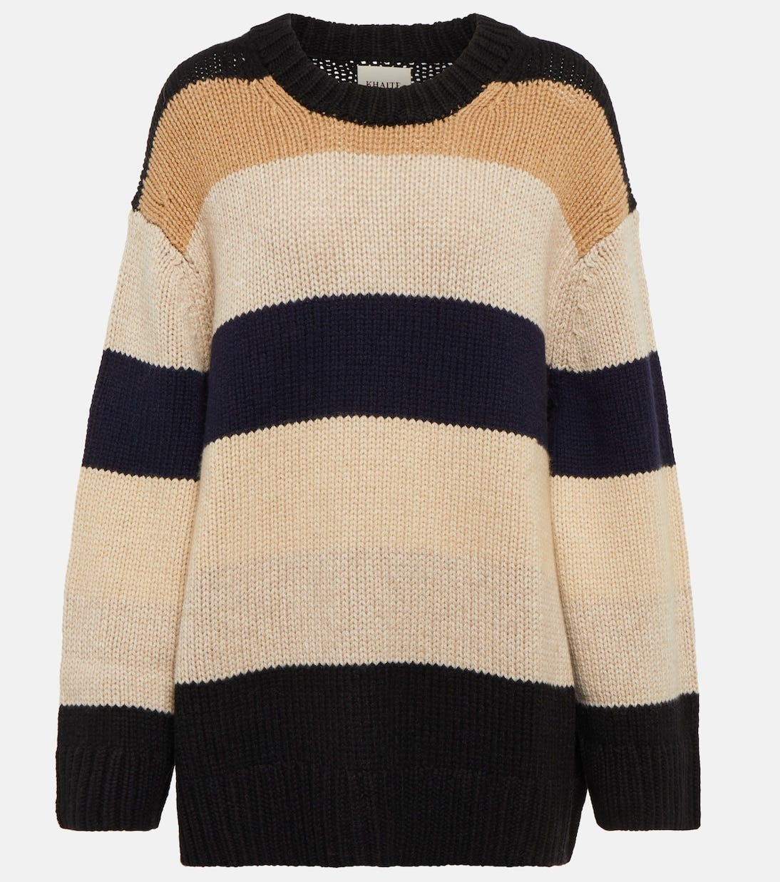 Jade striped cashmere sweater | Khaite