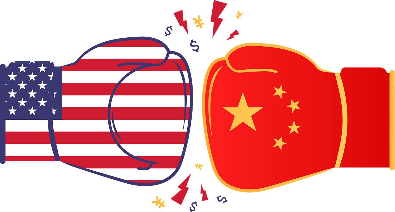 Free america china war vector