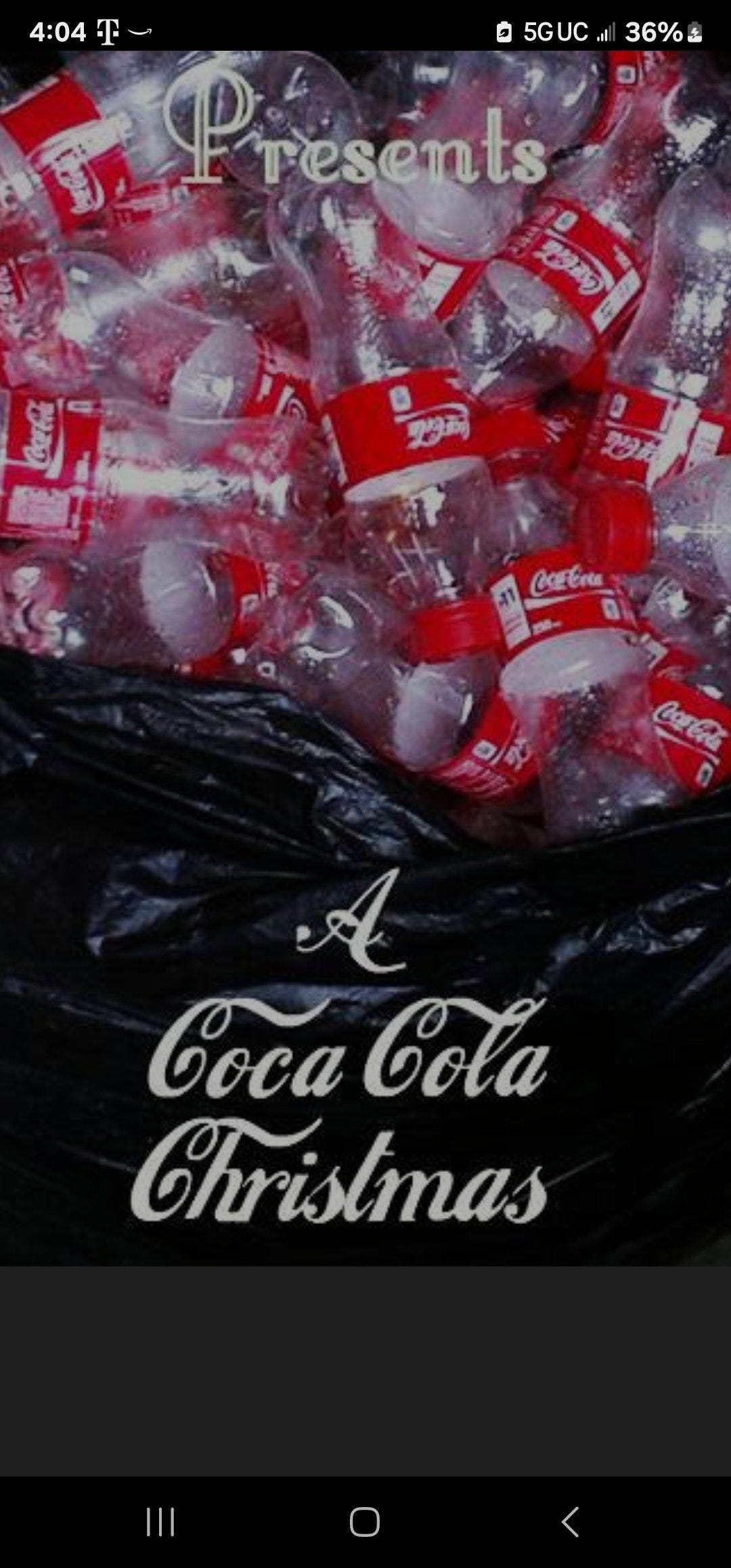 Short story cover for A Coca-Cola Christmas