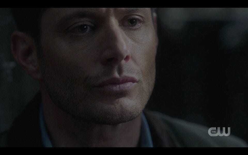 SPN Dying Dean Winchester begs Sam to stay with him