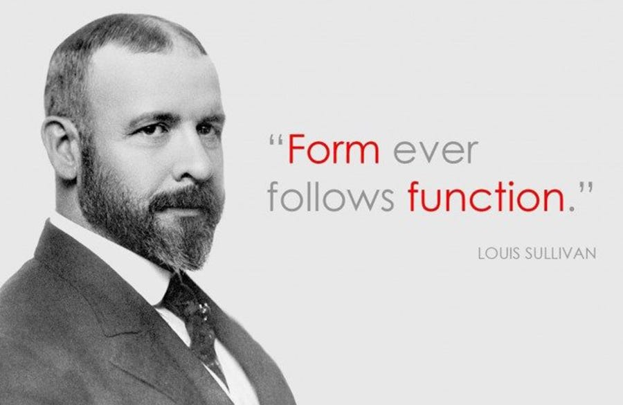 Theory in Architecture: Form follows function - RTF