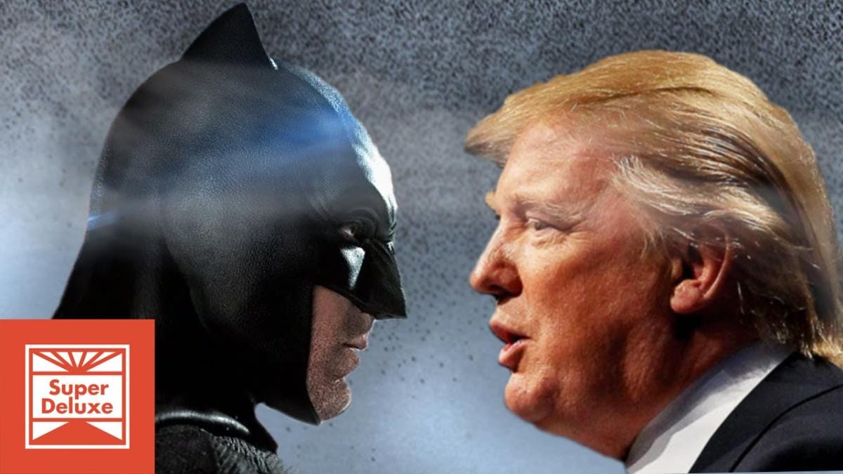 Batman v Trump: This is the showdown we actually wanted to see