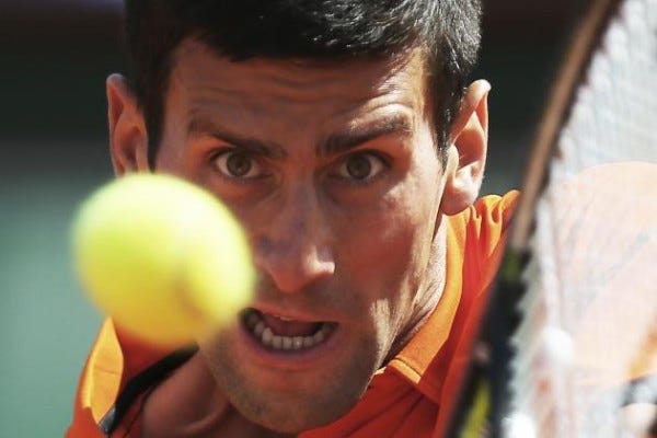 novak djokovic eye on andy murrays balls for 2015 french open