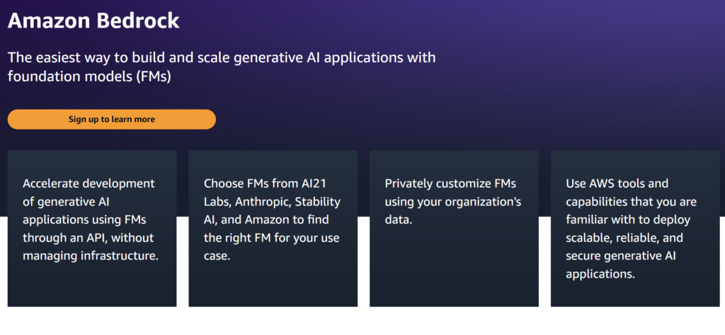 Amazon launches generative AI play for AWS Bedrock