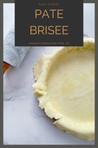 Pate Brisee Pastry Pinterest Image