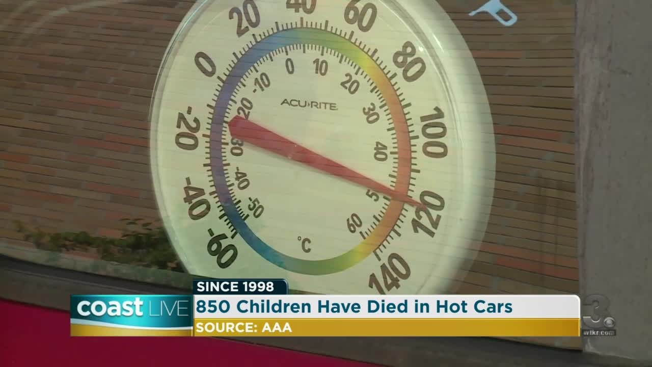 The dangers of being in a hot car on Coast Live