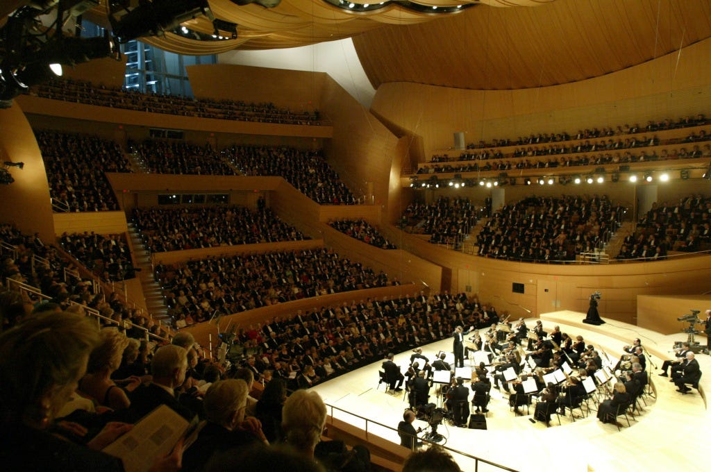 The Los Angeles Philharmonic at the Walt Disney Concert Hall
