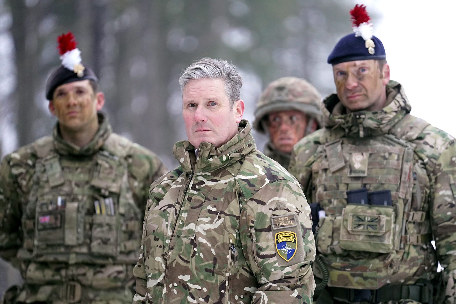 Keir Starmer channels Thatcher with military photo op | The Independent