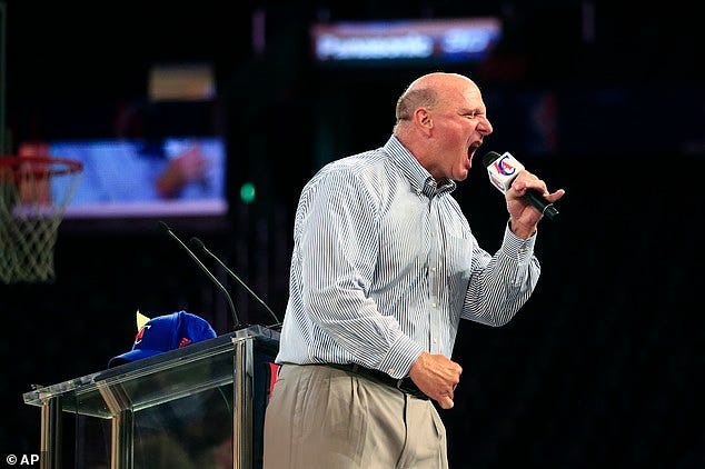 Steve Ballmer steps down from Microsoft board after 34 years | Daily Mail  Online