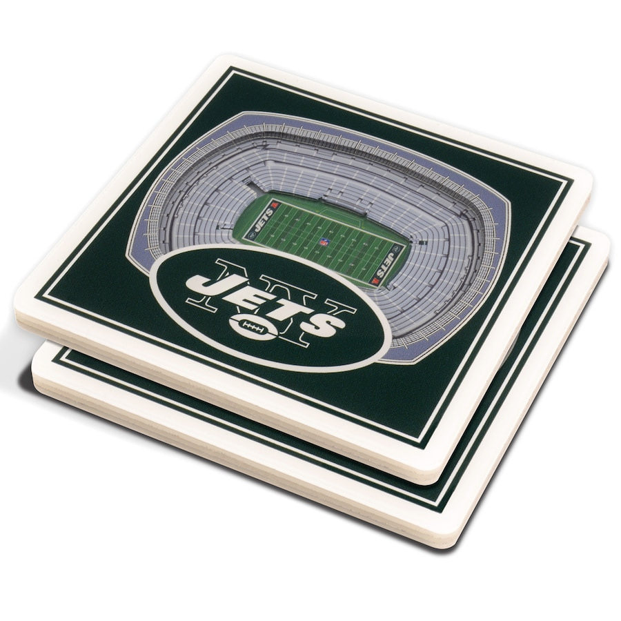 New York Jets Green 3D StadiumViews Coasters