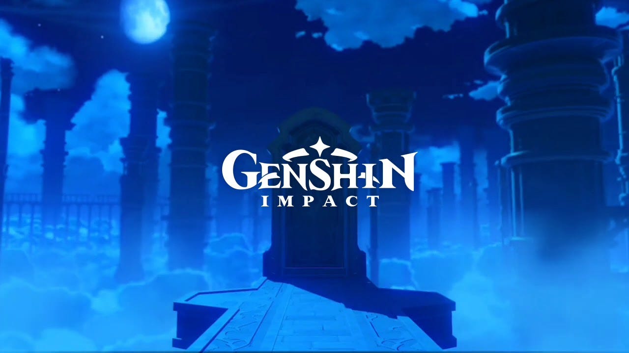 Genshin Impact Nighttime/Evening Title Screen Main Menu BGM OST ...