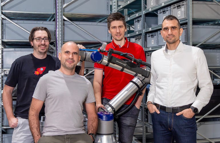 The founders of Photoneo, which Zebra Technologies is acquiring.
