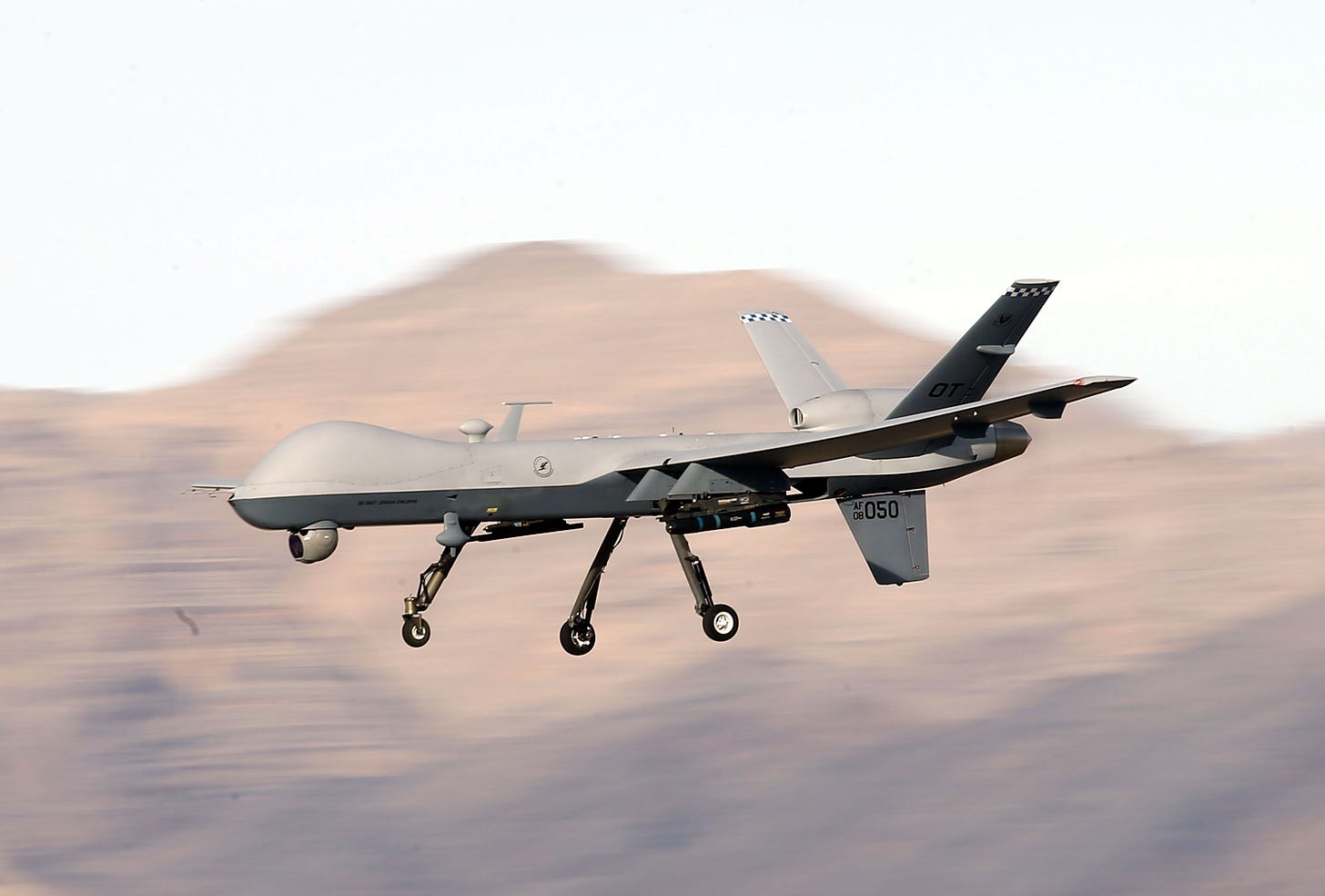 A US military Reaper drone.